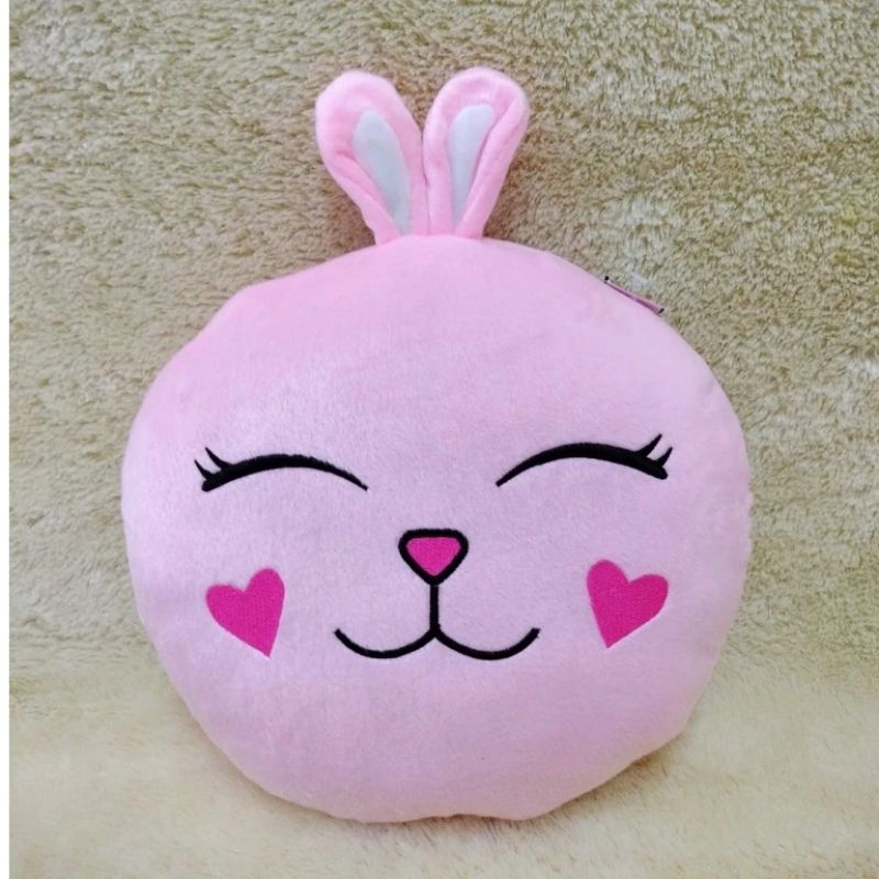 EMOTICON ROUND SOFA CUSHION DOLL