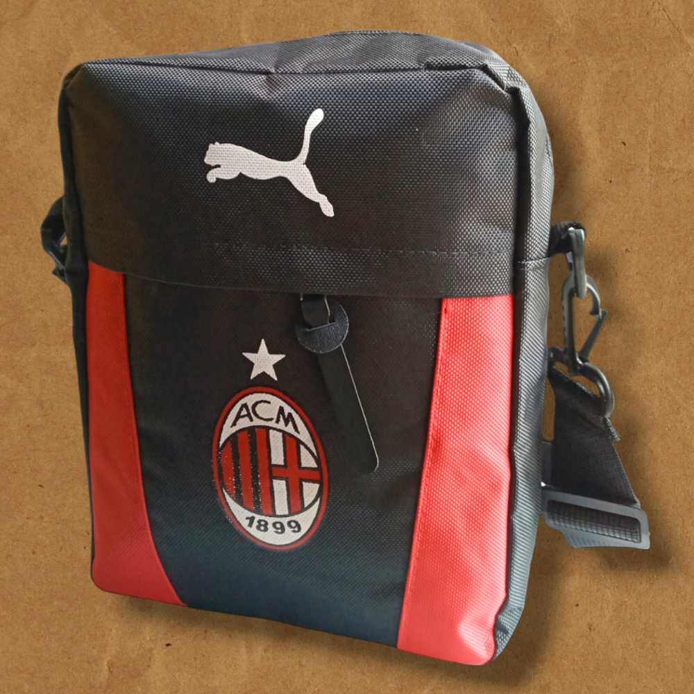 กระเป๋าสะพายไหล่ ลายสโมสรฟุตบอล Milan AC