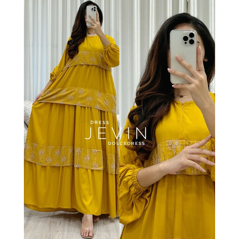 Dolce JEVIN Arab Negligee Maxi Dress เรยอนผสมกระเบื้องอิตาลี By Dolce