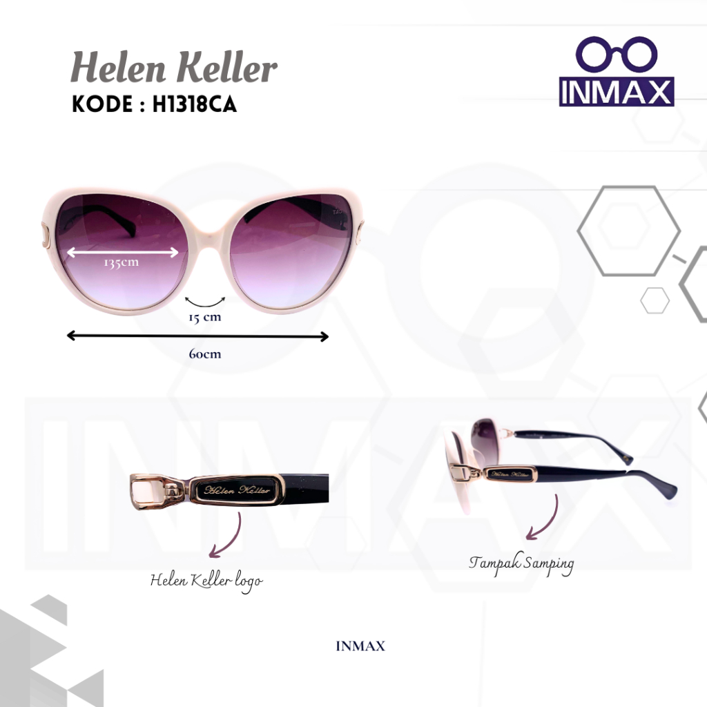 Helen Keller / Women& 39;s Travel Glasses / แว่นกันแดด / H1318CA