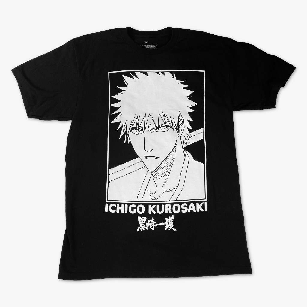 Bleach DISTRO Clothes---Ichigo-Portrait-T-Shirt---Crunchyroll-Exclusion!