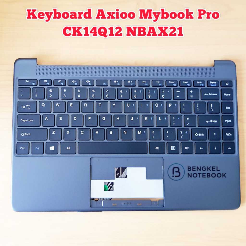 Axioo Mybook Pro F3 CK14Q12 NBAX21X คีย์บอร์ดรวมกรอบ