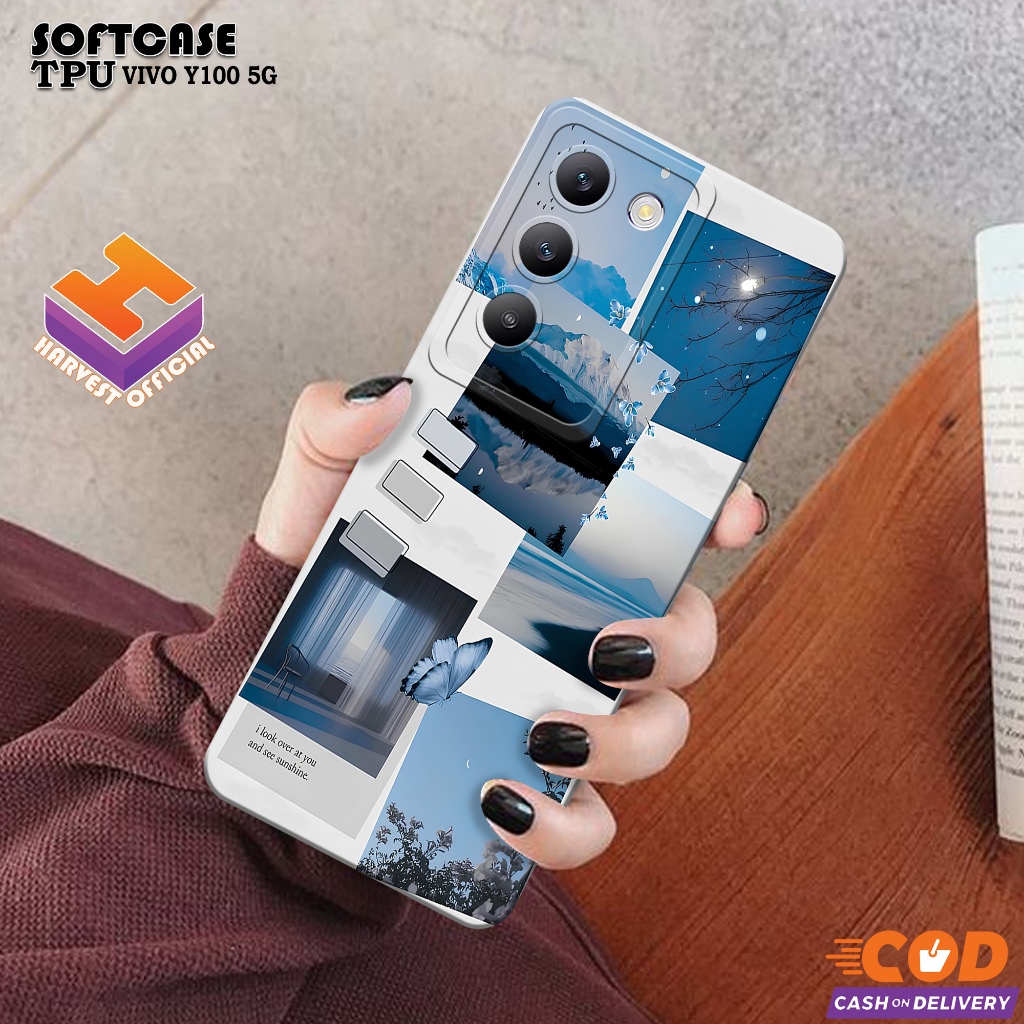 เคส HP VIVO Y100 5G 2024 - เคสแฟชั่นน่ารัก - เคส VIVO Y100 5G Softcase - กล้อง Pro - เคส VIVO Y100 5