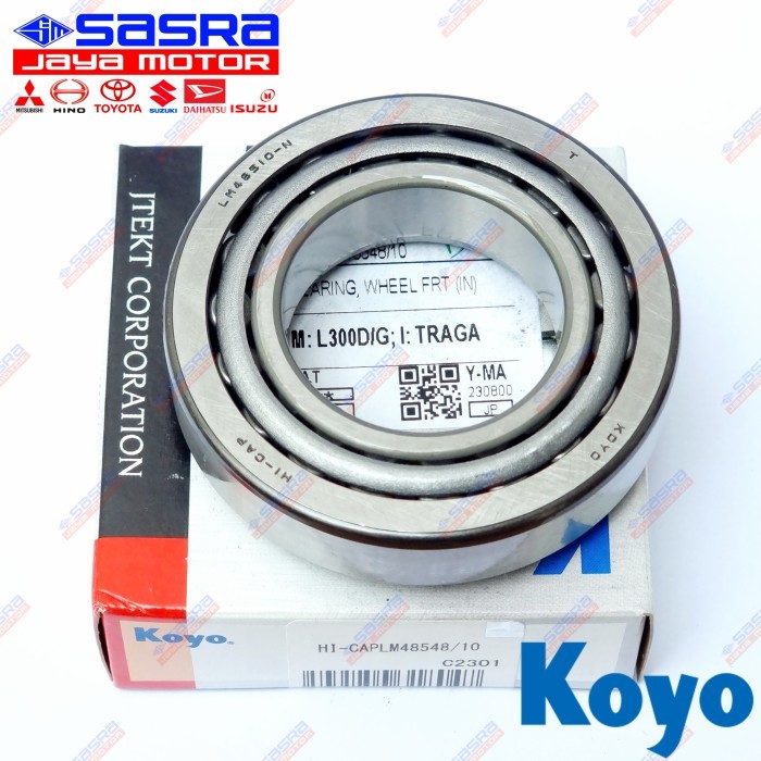 FWI Bearing/ล้อหน้าด้านใน L300 ดีเซล|TRAGA E2/E4|เสือดําทัวร์ริ่ง KOYO ORI KOB.LM48548/10