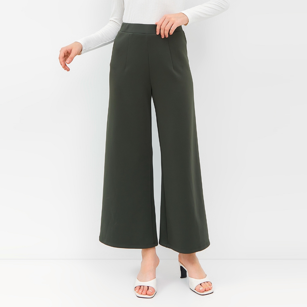 Simplicity Super Stretch Culotte Pants - Olive