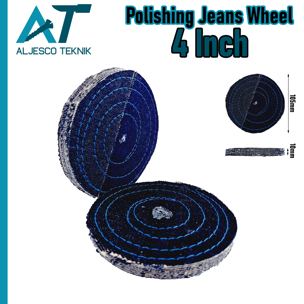 4 INCH THIN HARD RIGID POLISHING JEANS PAD / 4 INCH THIN JEANS POLISHING CLOTH