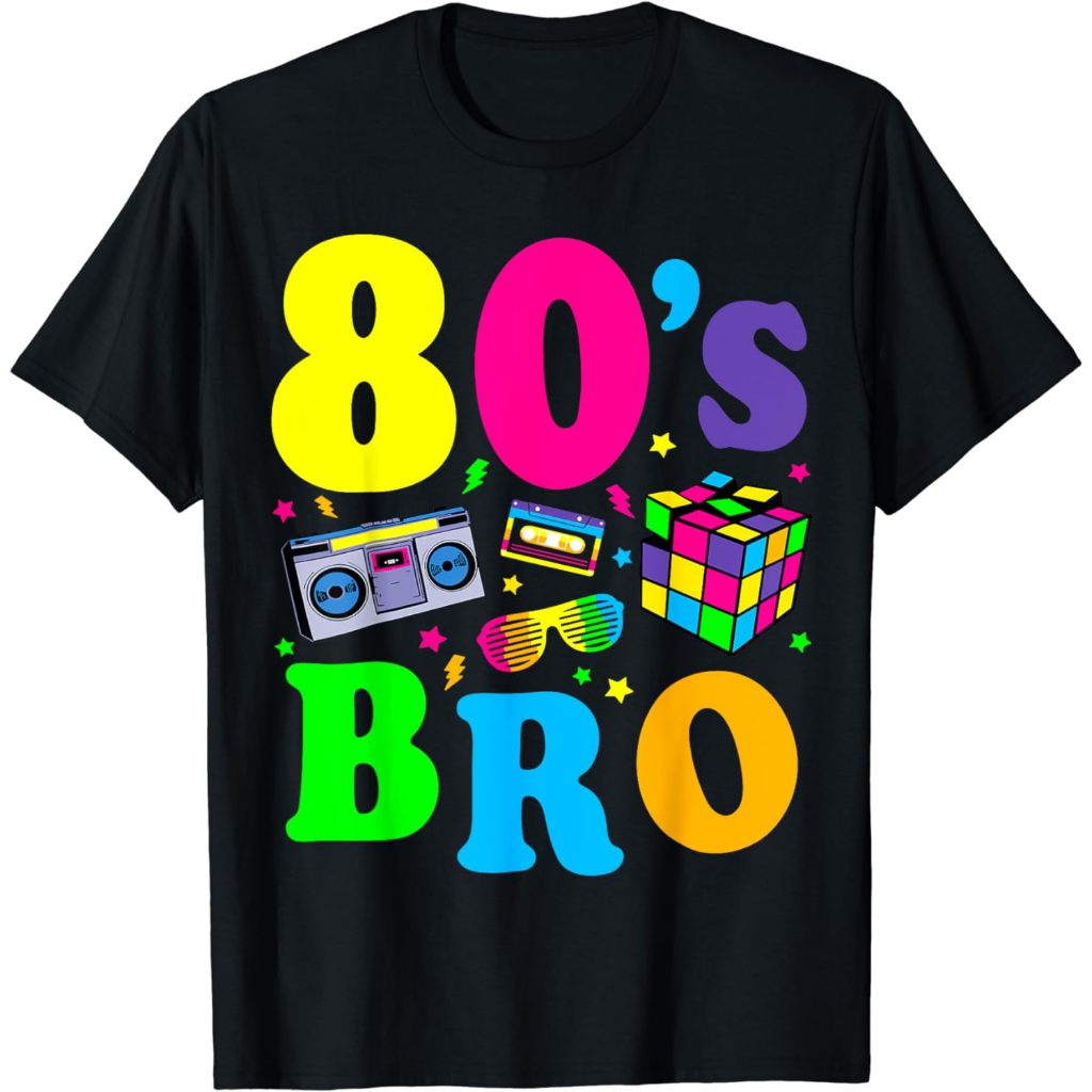 This Is My 80s Bro Adult T-Shirt 80s 90s Party Tee T-Shirt 2