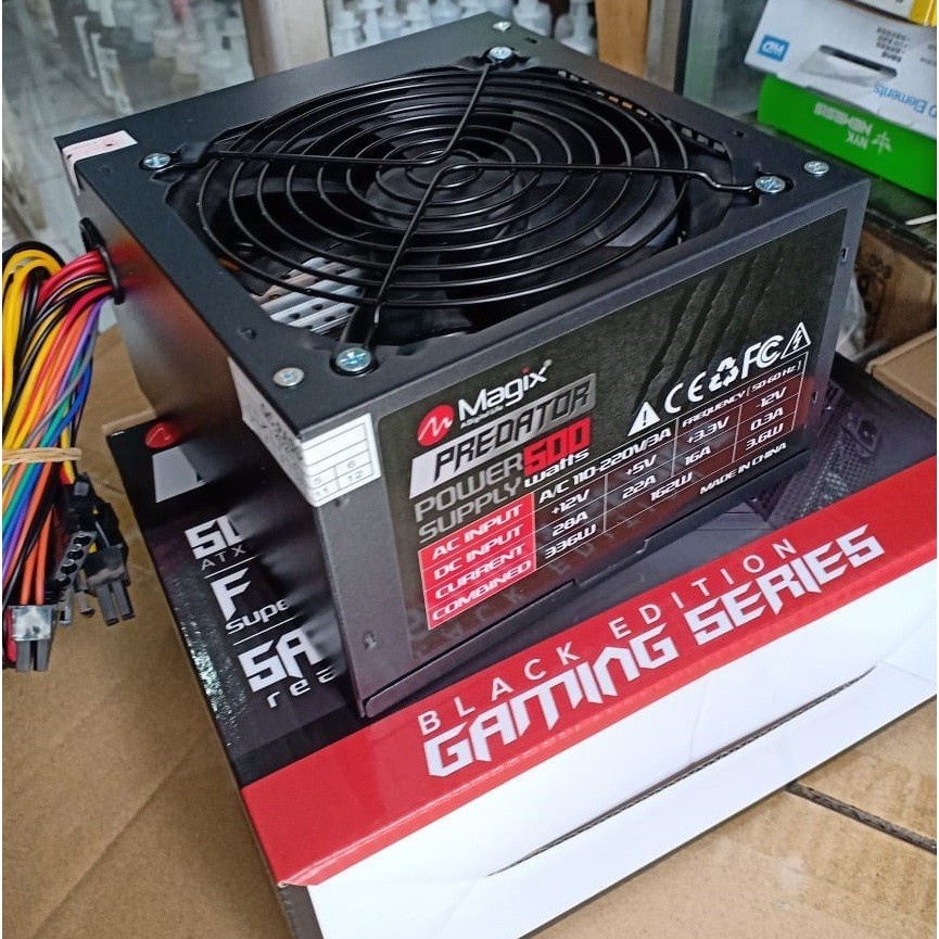 PSU Power Supply Magix Predator 500 700 วัตต์ Gaming Series