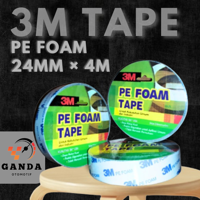 Double TAPE FOAM 3M PE FOAM TAPE 24 มม.  4 ม.