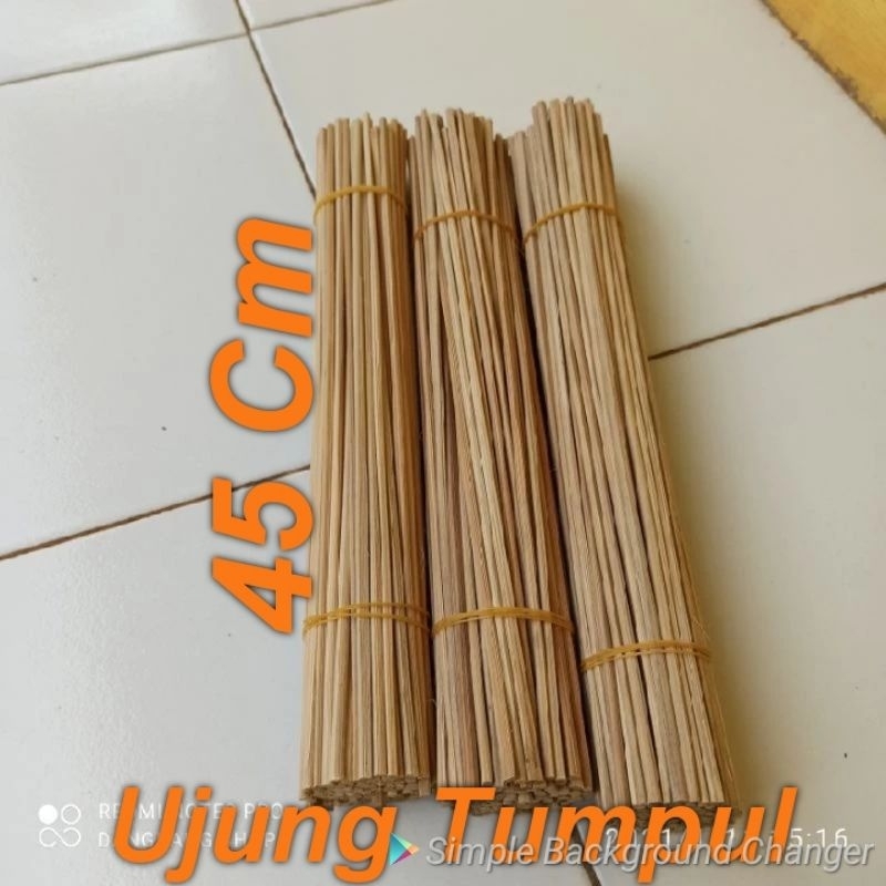 45 CM BAMBOO STICK SATE STICKS STACKED 100 ชิ้น