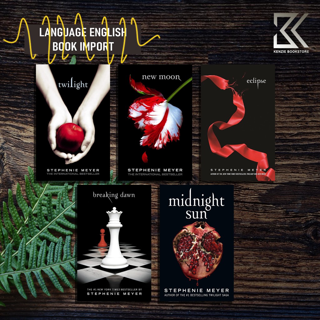 The Twilight Saga (5Book series) ทไวไลท์ | ใหม่ ดวงจันทร์ | คลิปส์ | ทําลายรุ่งอรุณ | Midnight Sun โ