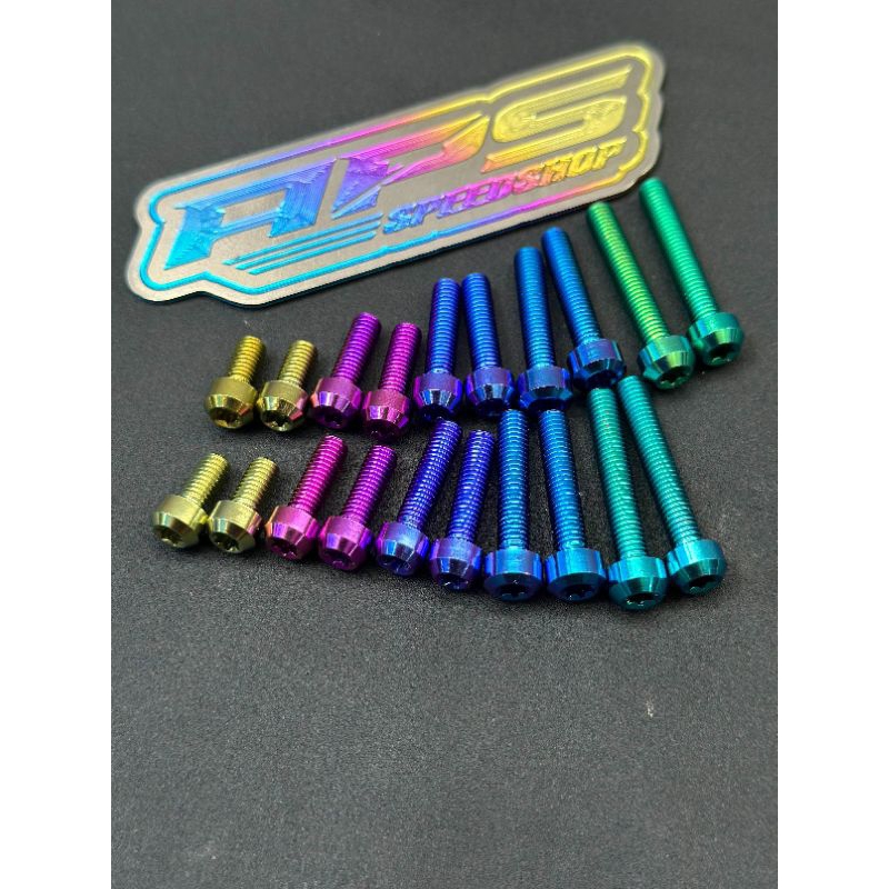 Titanium Bolt M5 Thread 8 Smail Menstruation Titanium Original Vietnam