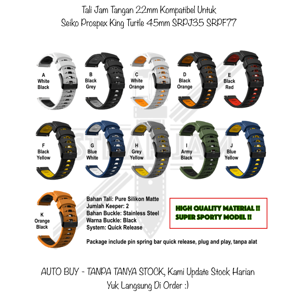 สายนาฬิกาข้อมือซิลิโคน พรีเมี่ยม สําหรับ Seiko Prospex King Turtle 45 มม. SRPJ35 SRPF77 22 มม.