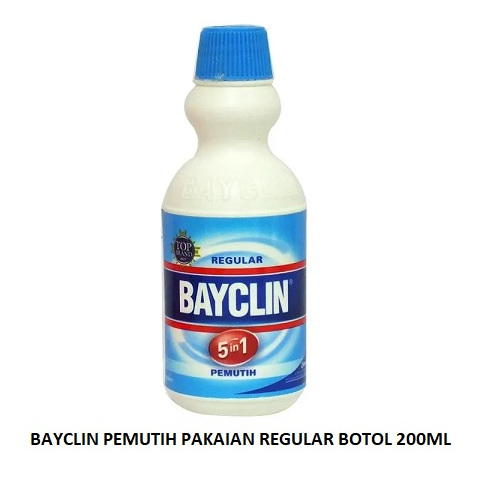 ORIGINAL BAYCLIN 5in1 Regular Bleach 200ml / BAYCLIN Bayclin เสื้อผ้า Bleach