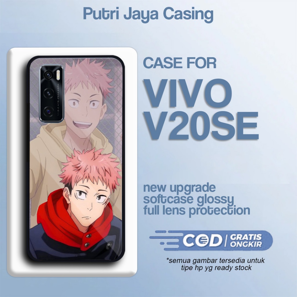 เคส Vivo V20 SE ล่าสุด Jujutsu01 เคส V20 SE Hardcase Softcase Glossy Kesing PutriCase