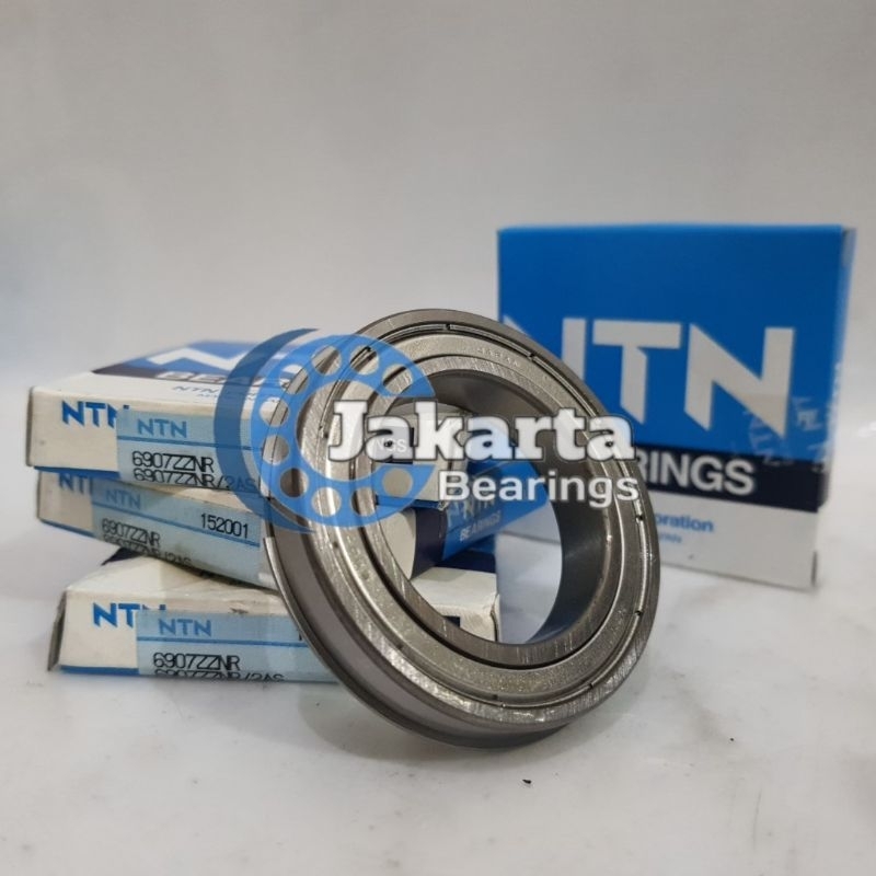 MESIN 6907ZZNR PHOTOCOPY MACHINE BEARING 6907 ZZ NR NTN JAPAN BRAND ORIGINAL 35X55X10
