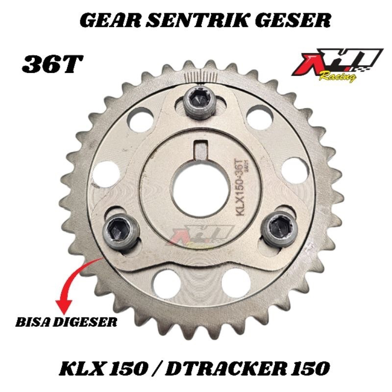 KLX 150 DTRACKER 150 36 T AH1 RACING ADJUSTABLE TIMING GEAR 36T KLX 150 DTRACKER