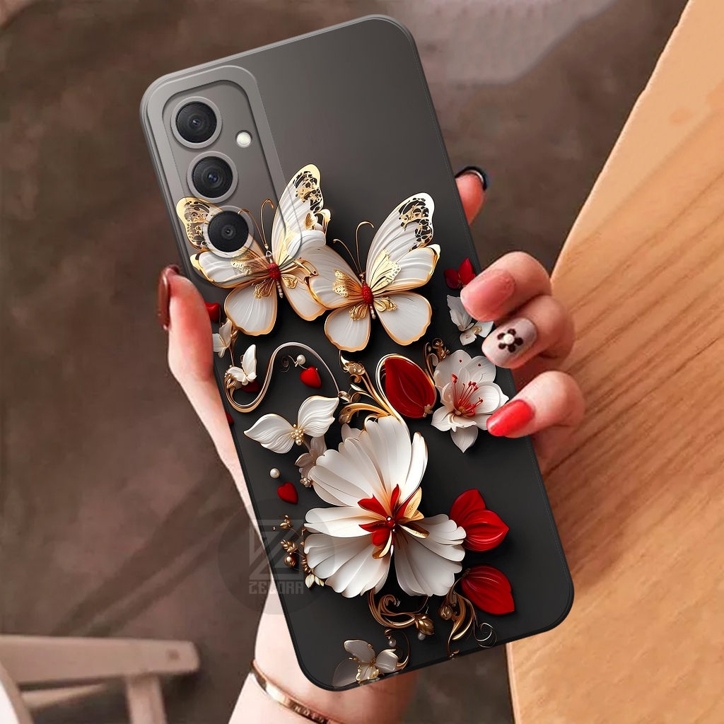 เคส Samsung Galaxy A34 5G 2023 - เคสดอกไม้แฟชั่น - เคส Samsung Galaxy A34 5G 2023 Softcase - เคส Sam