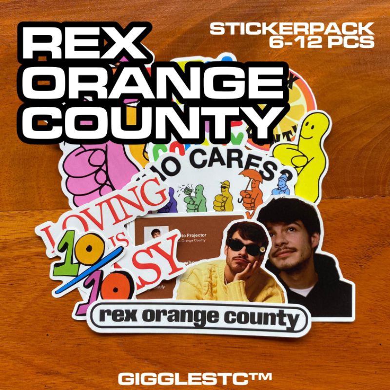 สติ๊กเกอร์แพ็ค REX ORANGE COUNTRY