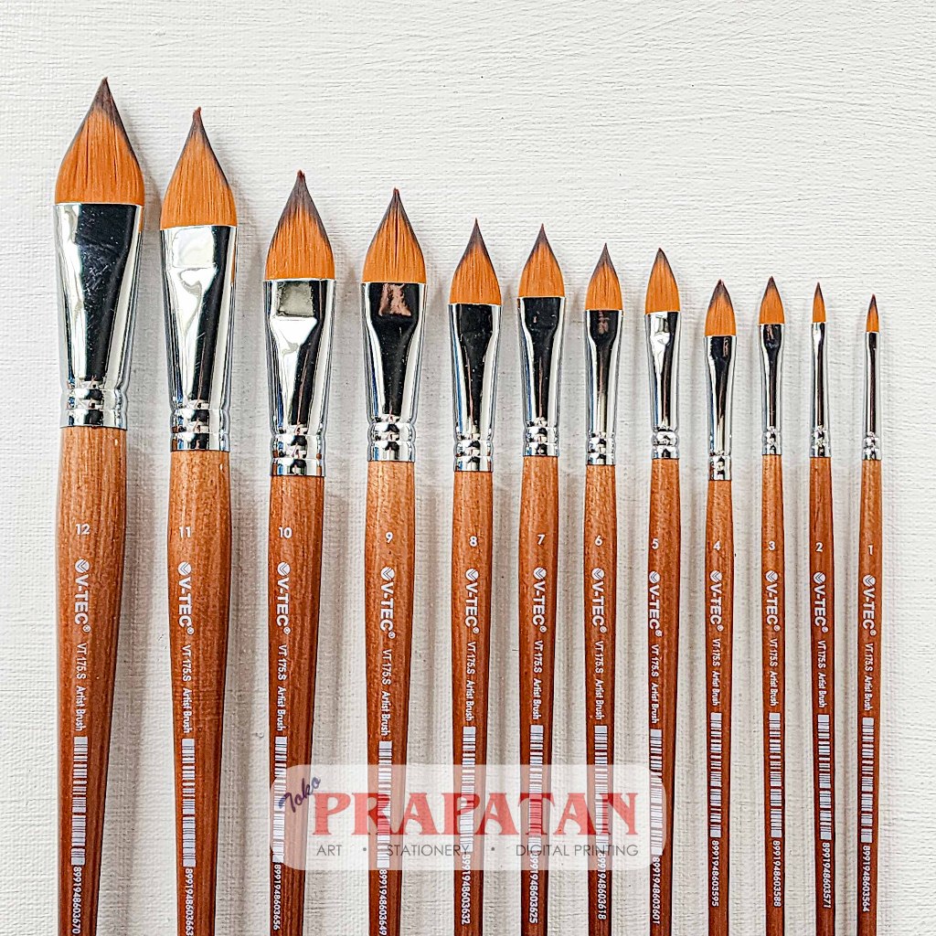 V-Tec Vt175S Oval Wash V-Tec Paint Brush Oval Wash