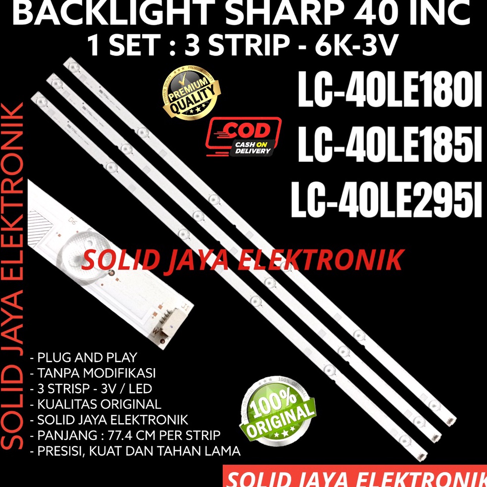 BACKLECT TV LED SHARP 4 INC LC 4LE18 4LE185 4LE295 I 1 โคมไฟ BL 6K 3V 4LE 4LE18I 4LE185I 4LE295I LC4