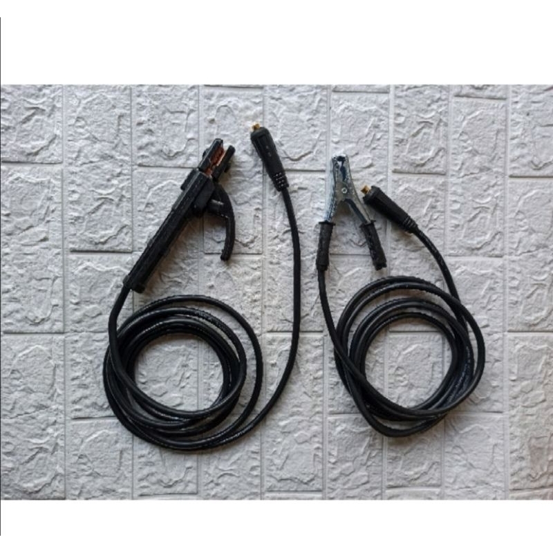 WELDING CABLE SET MASS PLIERS + FULL COPPER WELDING PLIERS