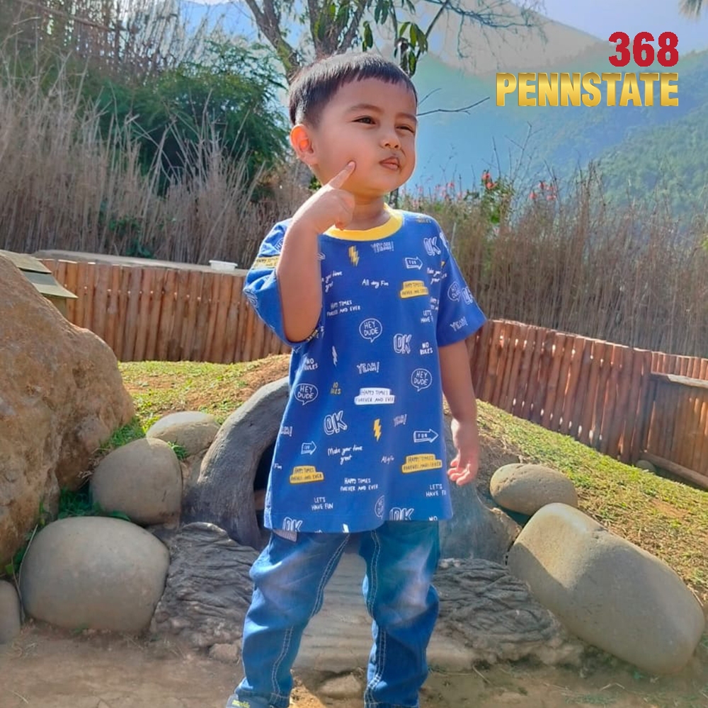 368 PENNSTATE Typo Hey Dude เสื้อยืดเด็ก