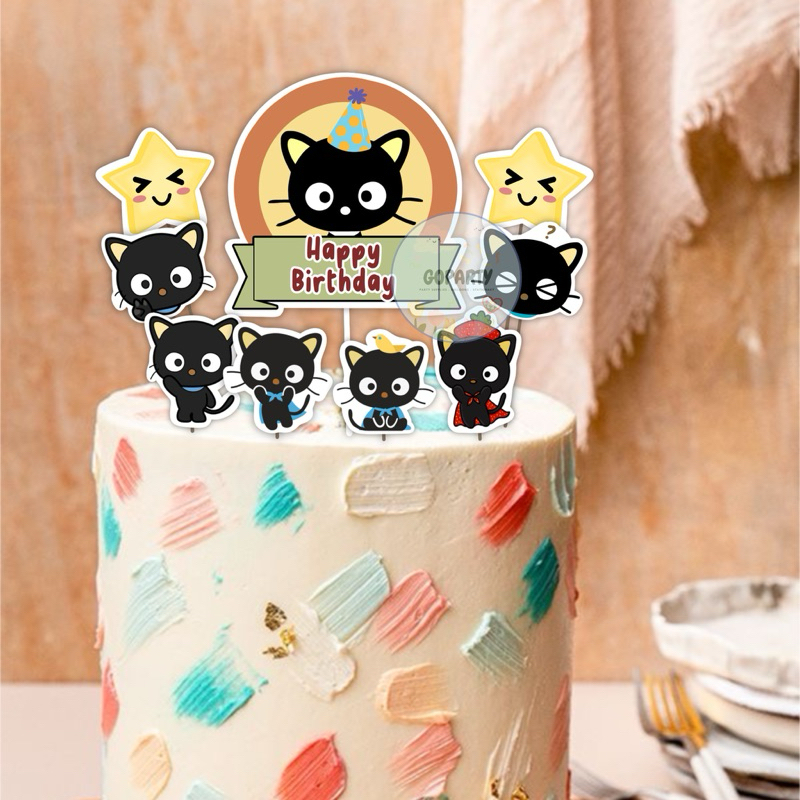 Sanrio COCOCAT CAKE TOPPER BIRTHDAY CAKE STICKS BIRTHDAY DECORTATION