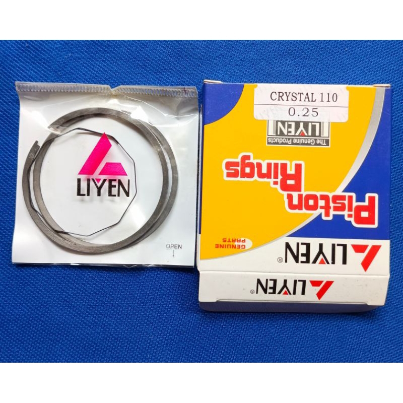 PISTON RING / SEHER RING SUZUKI CRYSTAL TORNADO OS OVERSIZE 0.25