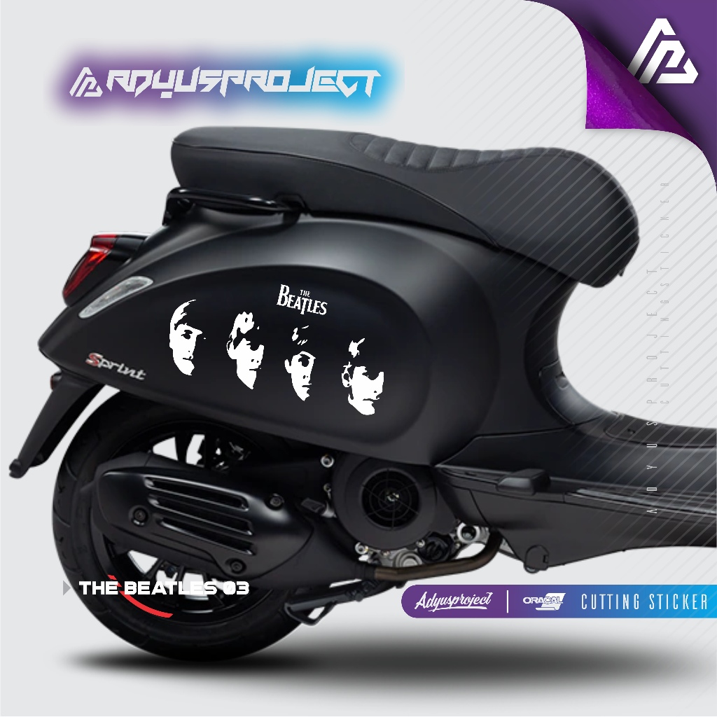 สติ๊กเกอร์ตัด THE BEATLES 03 | สติ๊กเกอร์ | สติ๊กเกอร์เวสป้า | สติ๊กเกอร์สกูปปี้ | สติ๊กเกอร์จีโน | สติ๊กเกอร์ติดมอเตอร์ไซค์