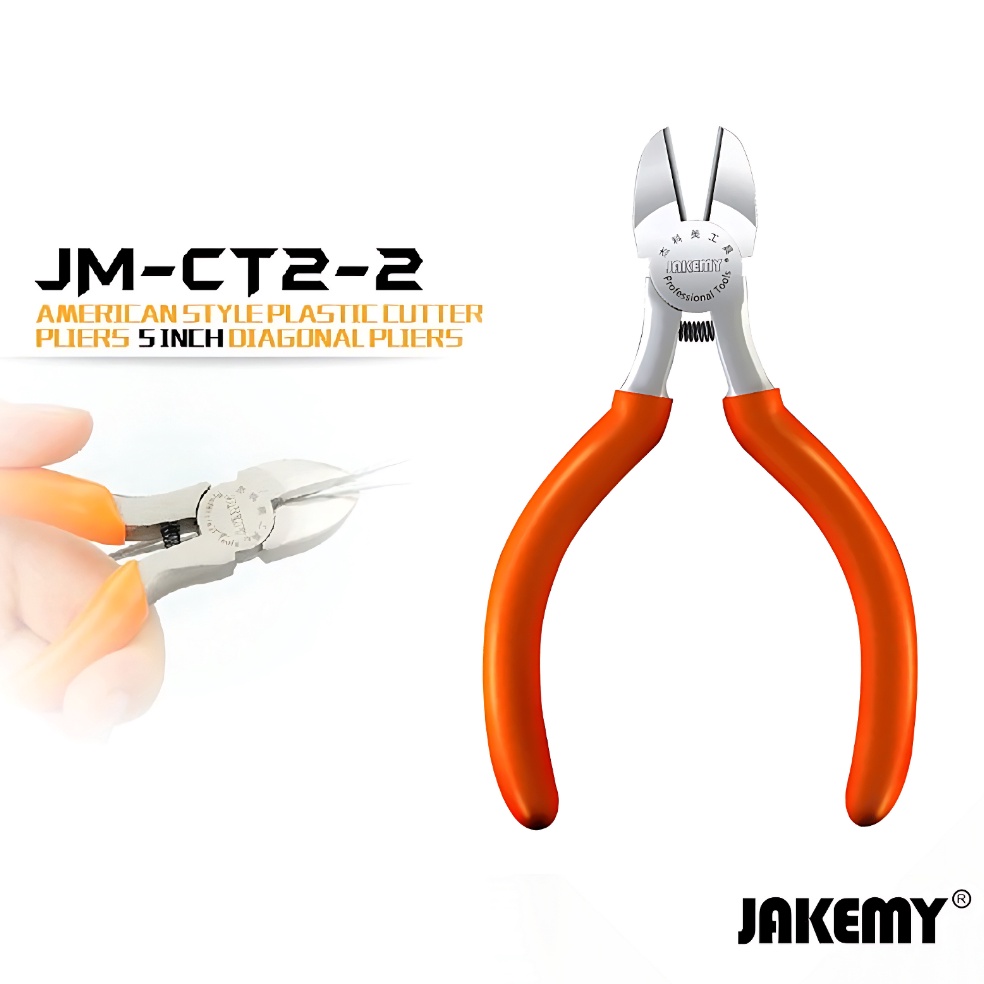 ใหม่ พร้อมส่ง คีมตัดลวด Jakemy 5 นิ้ว JMCT22 ของแท้