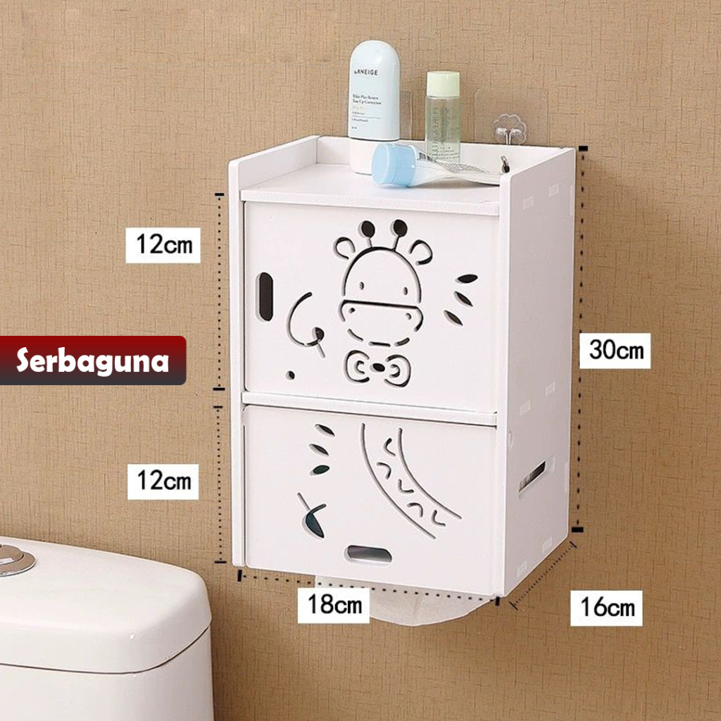 WAREHOUSE CLEARANCE ข้อเสนอใหม่ YOSINOGAWA - MINIMALIST 2 ชั้นห้องน้ํา RACK WALL RACK SMALL CABINET