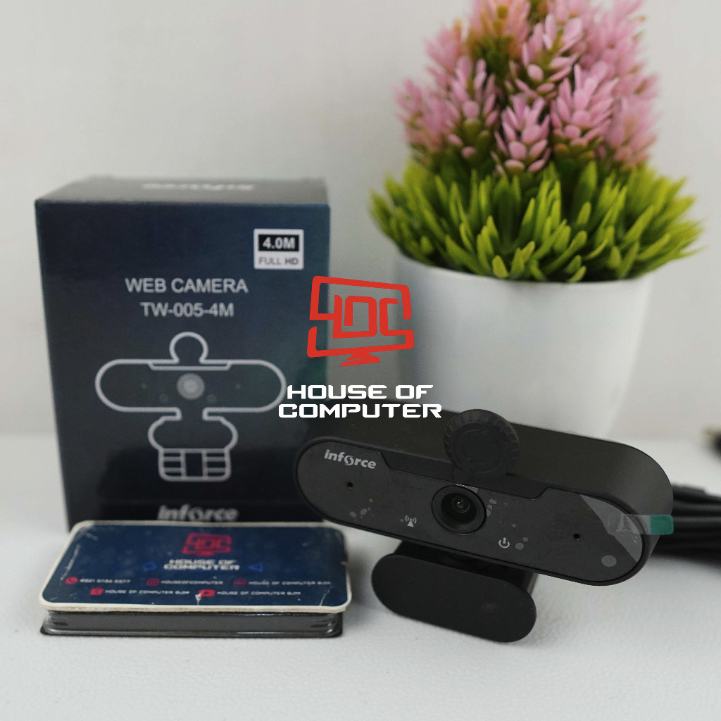 WEBCAM INFORCE TW-005-4M 4.0 4MP FULL HD BULLIT ในปลั๊กไมโครโฟน N PLAY