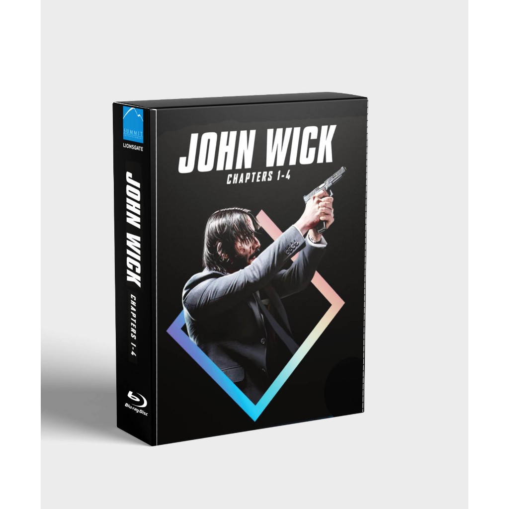 LOKAL John wick bluray pack collection BD ท้องถิ่นคุณภาพสูง
