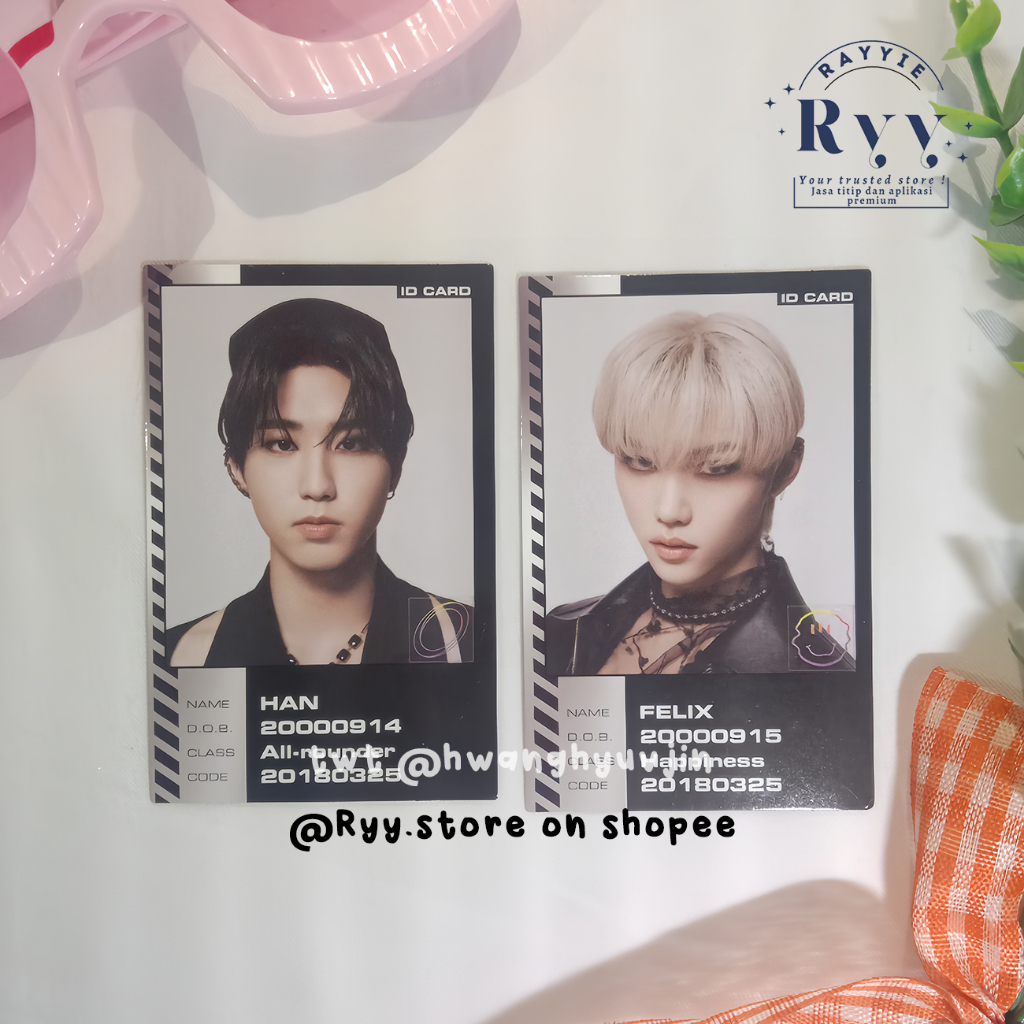 (BOOKED) Han Felix official pc odinary ID Photocard