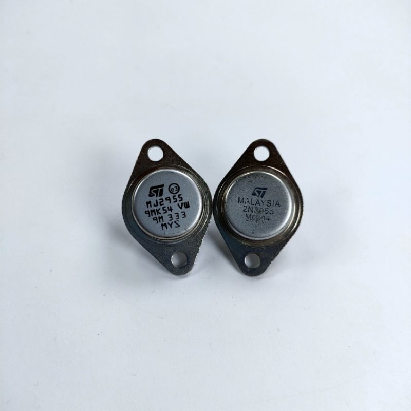 ทรานซิสเตอร์ JENGKOL MALAYSIA MJ2955 2N3055 ต่อชุด