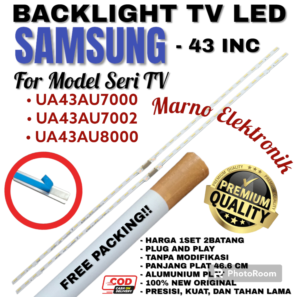 SAMSUNG 43 INC INCH LED TV BACKLIGHT UA43AU7000 UA43AU7002 UA43AU8000 43AU7000 43AU7002 43AU8000 43A