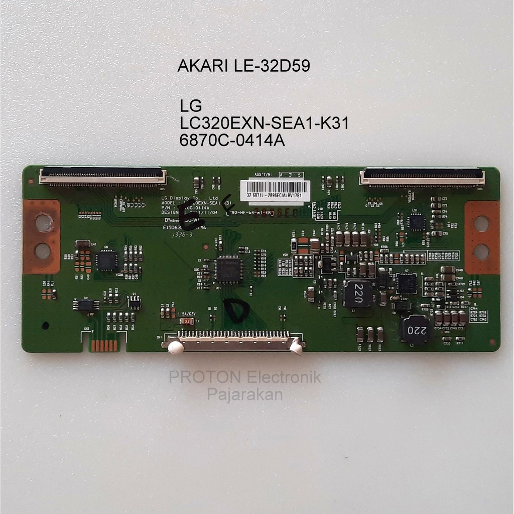 Tcon LED TV LG 32LT650H AKARI LE-32D59 LE-32P58 Coocaa 32E5D คริสตัล CTV-3200 Timing Control LC320EX