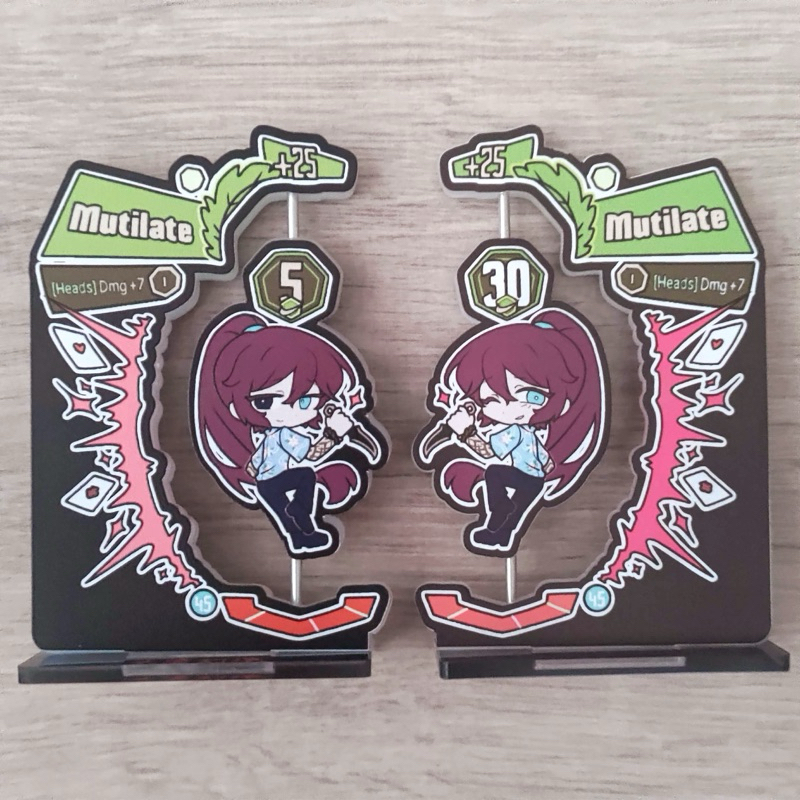 Tingtang Hong Lu Spinning Standee Limbus Company Fanart โดย Tofuaru