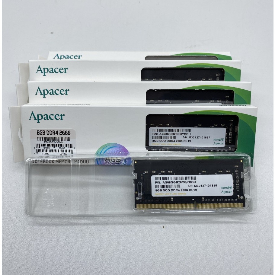 SODIMM DDR4 8GB APACER PC 2666 RAM แล็ปท็อป