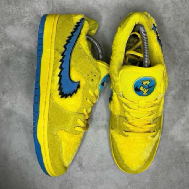 Nike SB DUNK LOW GRATEFUL DEAD BEARS สีเหลือง