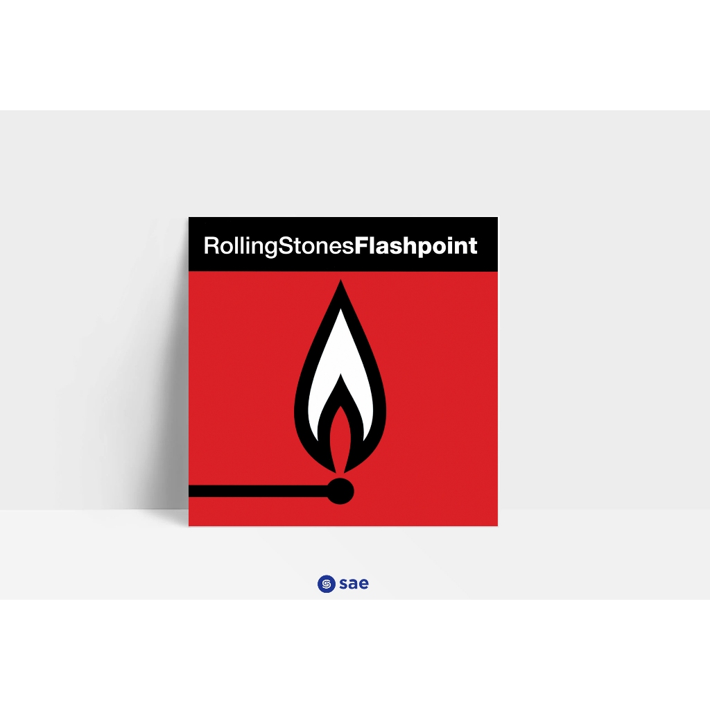 Room Wall Decor โปสเตอร์อัลบั้ม The Rolling Stones Flashpoint