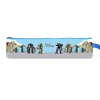Transformers Blue Long Coin Purse Case Sling Bag Children Character ของที่ระลึก Transformer Birthday Gift