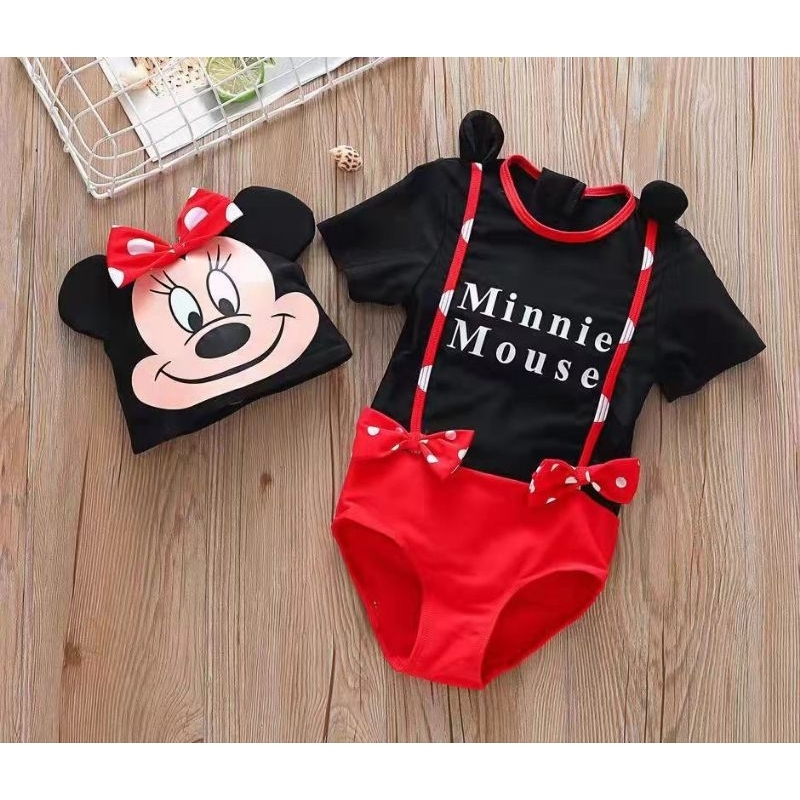 ชุดว่ายน้ําเด็ก Minnie LKB-21266-23 / ชุดว่ายน้ําเด็กผู้หญิง