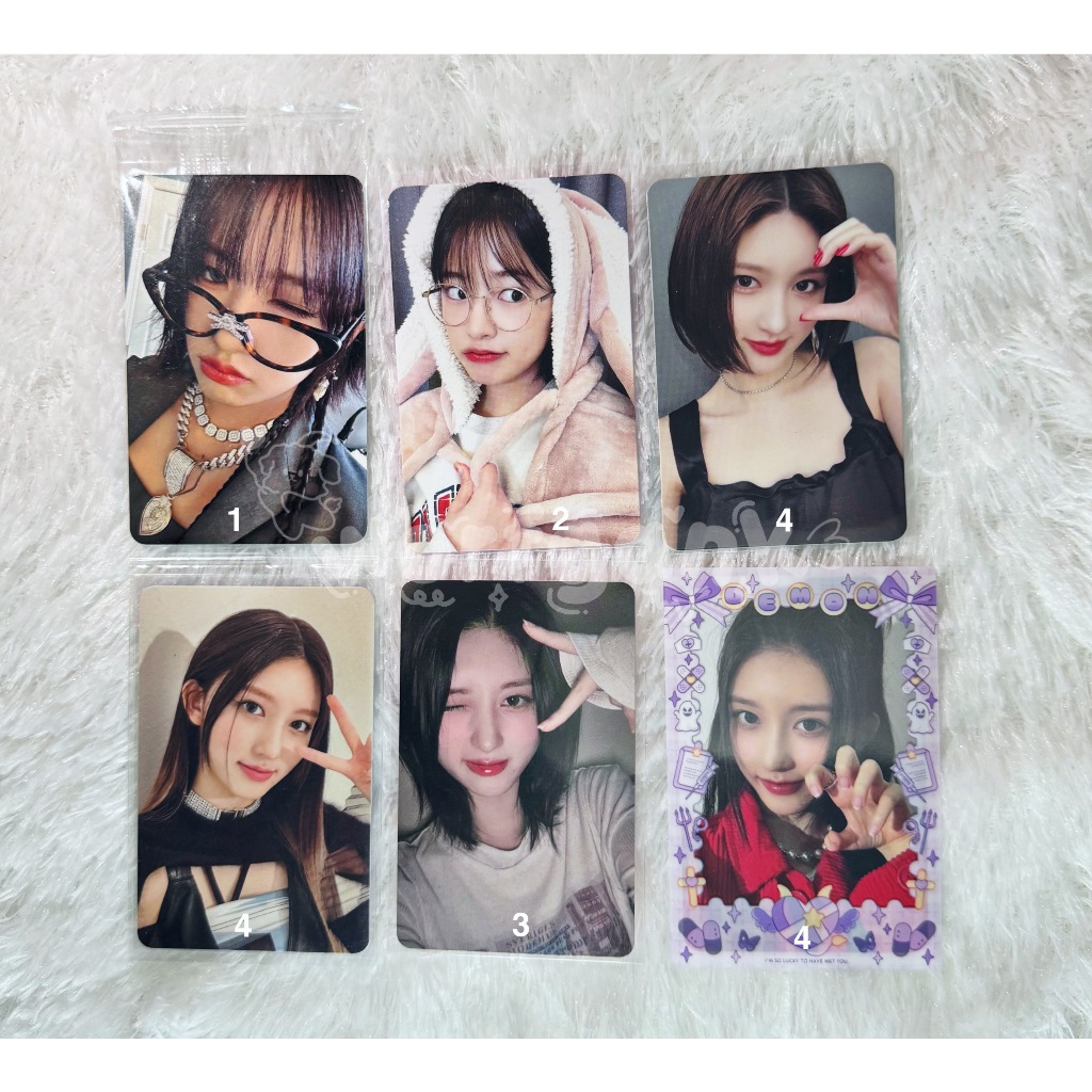 ทั้งหมดเกี่ยวกับ IVE Ahn Yujin Gaeul PC Photocard POB Eleven Bunny Makestar KTOWN KMS R4 มาเลเซีย FS
