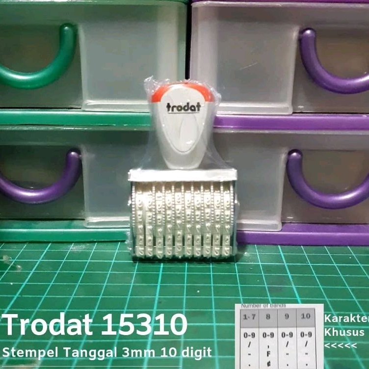 โทรดัท 15310 15410 15510 10 หลักแสตมป์ตัวเลขแบบแมนนวล