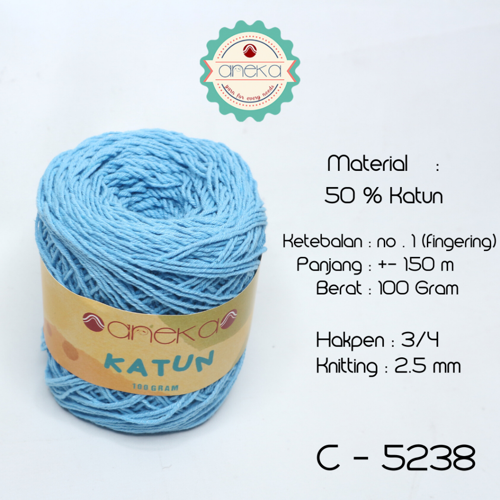 KATUN AYA - เส้นด้ายฝ้ายธรรมดา - 5238