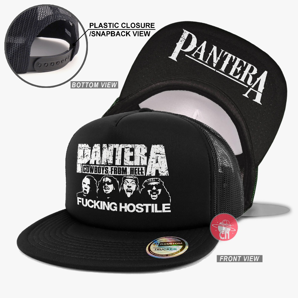 Pantera Snapback / Trucker Hat / Mesh Hat / Trucker Hat / Trucker Cap / Original Hat / Mens Hat / Ba