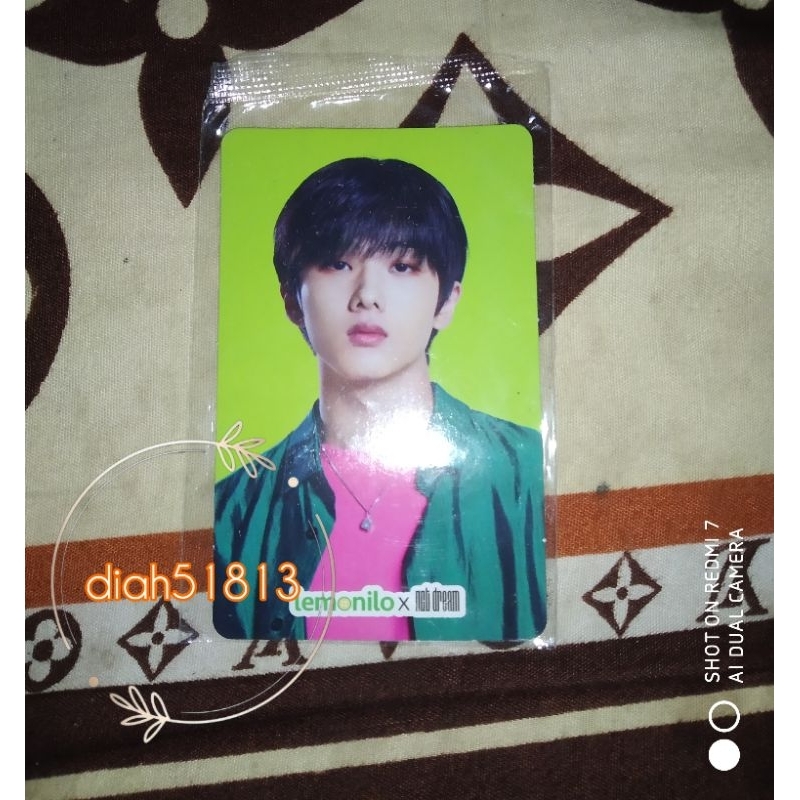 Jisung Photocard - NCT Dream (บะหมี่มะนาวอย่างเป็นทางการ)