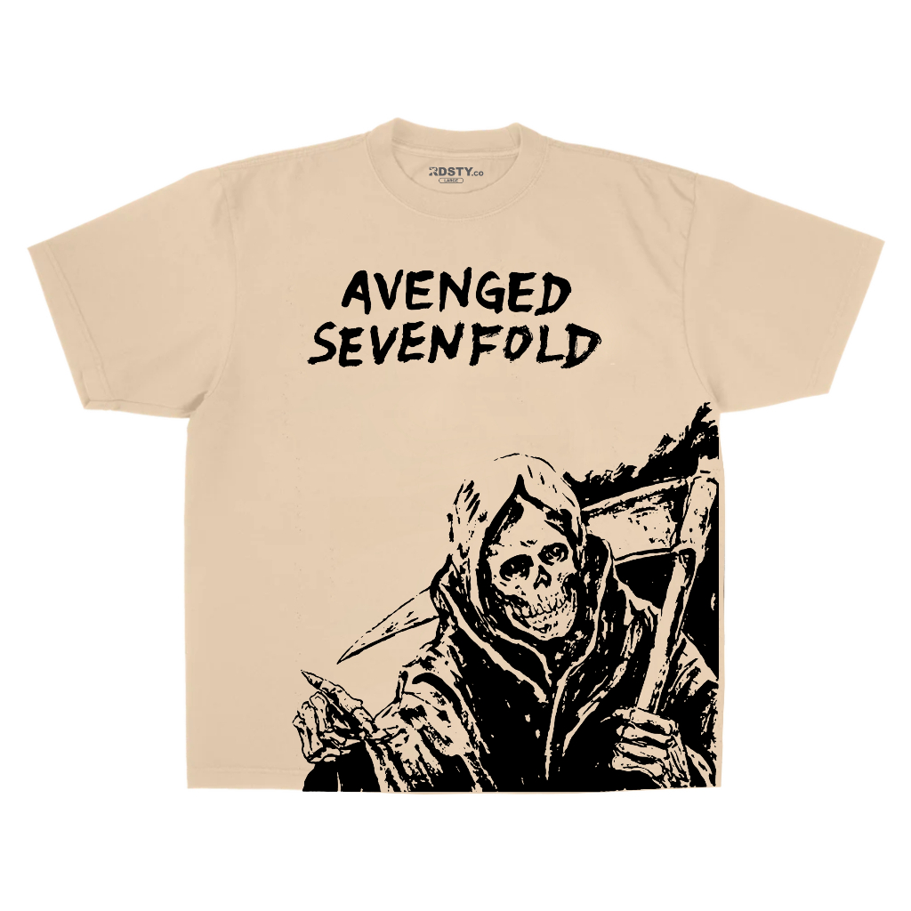 เสื้อยืด Avenged sevenfold a7x LOOKING INSIDE MOCHA